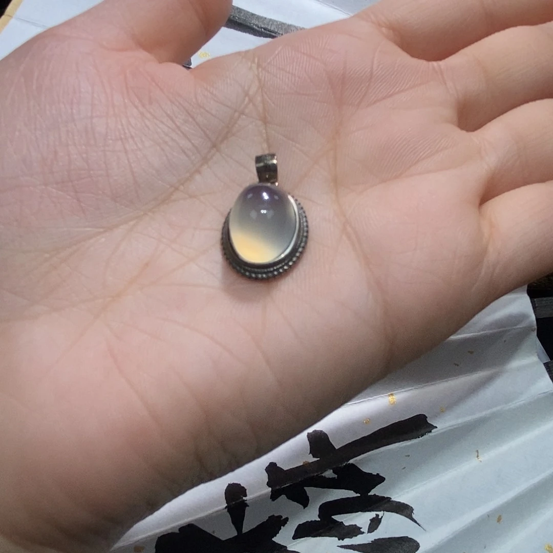 玛瑙/玉髓吊坠(不含链)银S925镶嵌犀****螂