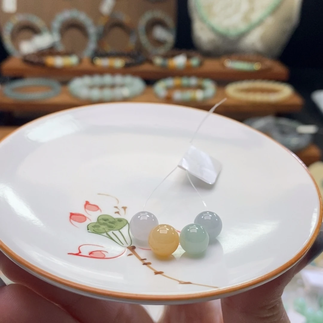 翡翠未镶嵌手链翡翠d92卡7.3