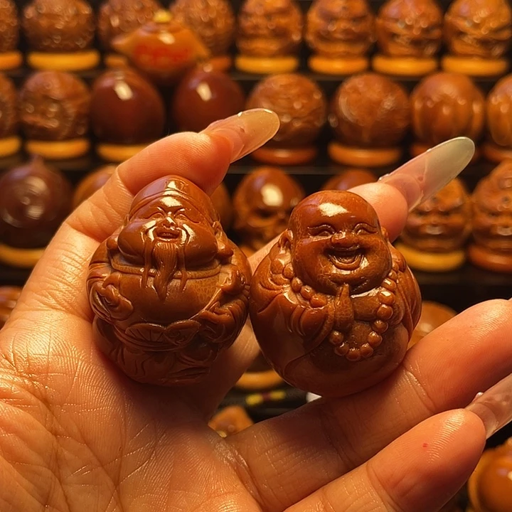 把件橄榄核橄榄雕刻