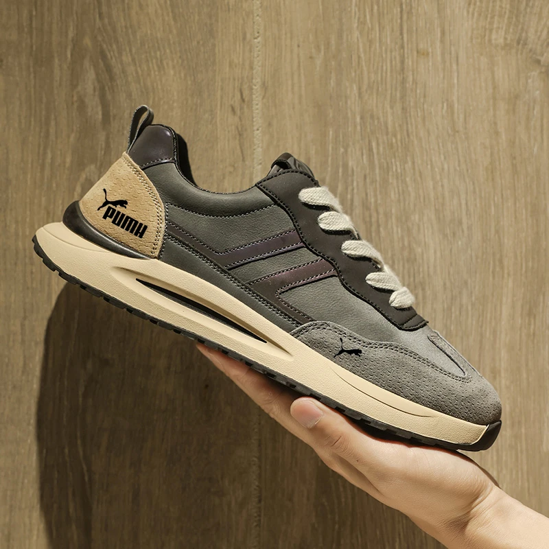 官网正彪品马男鞋夏季透气2025新款爆款运动鞋潮流休闲板鞋子男款