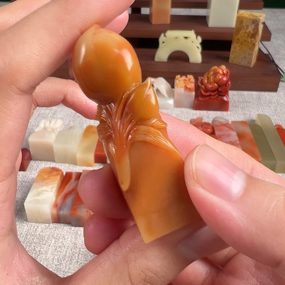 老挝石印石4字包篆刻