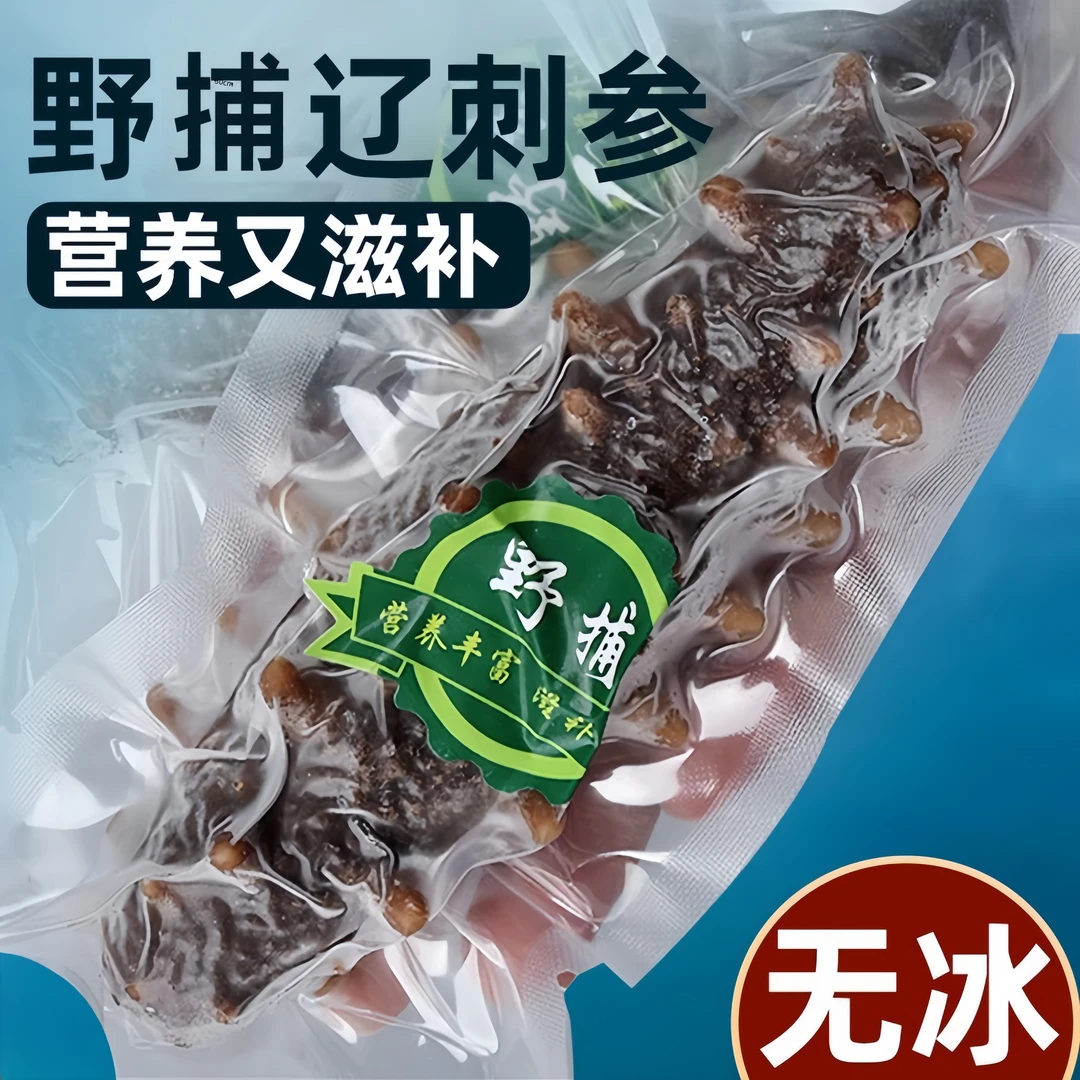 大连即食海参9A水发海渗大海参辽参刺参年货送礼盒装野生参非干货