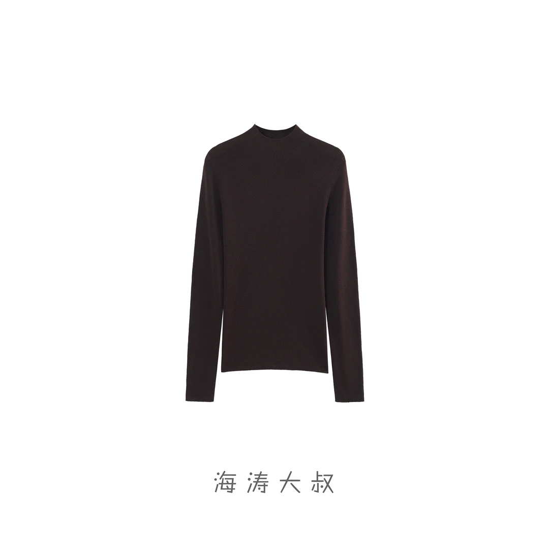 岛精织机扬子纱一体织60织16针百分之百美丽诺羊毛女士毛衣