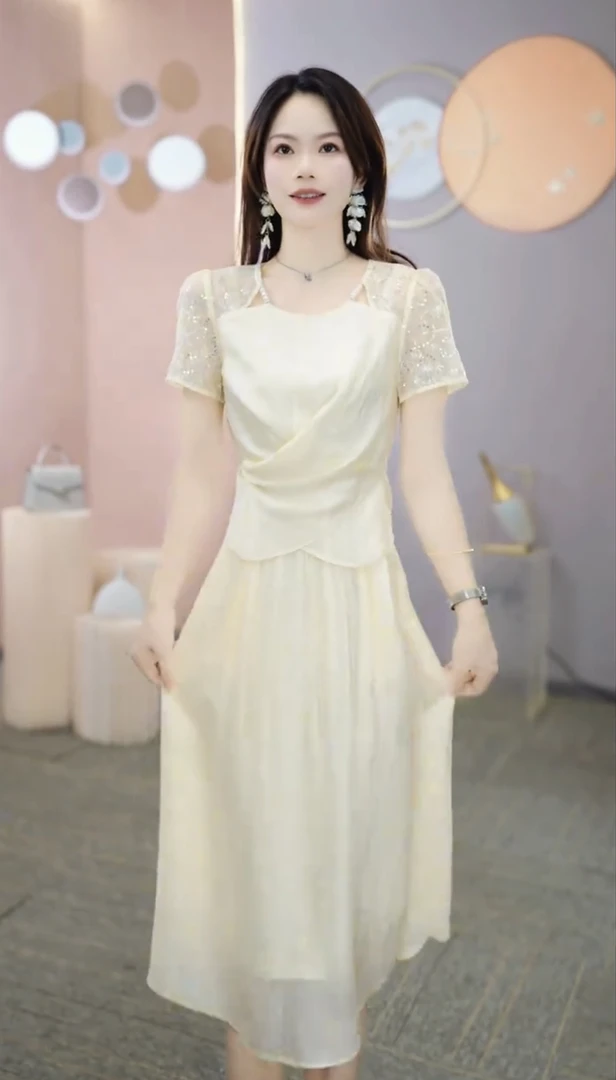 【铭悦定制】KK851 # 新款 2025 夏季 收腰 显瘦 修身 连衣裙