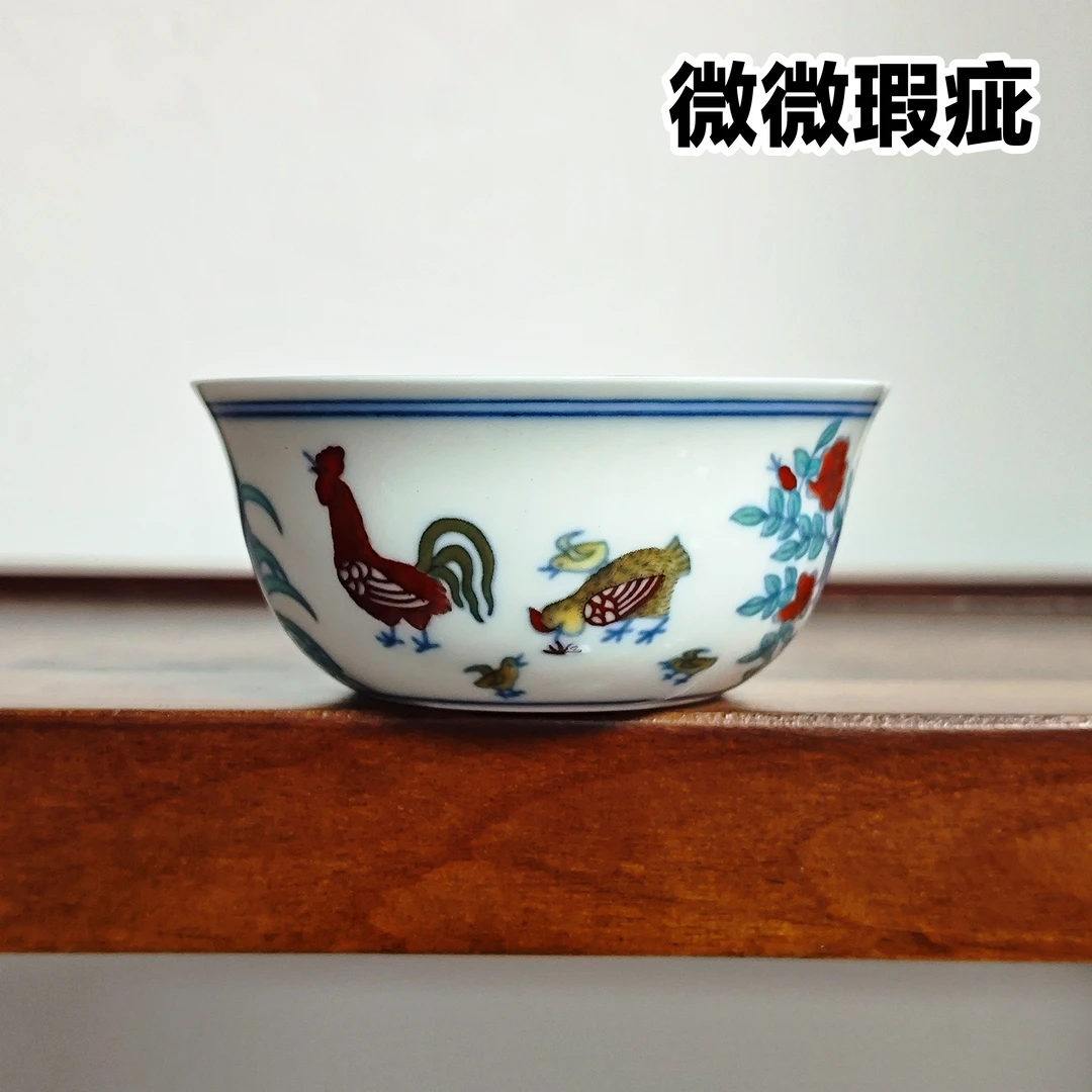 景德镇高温陶瓷鸡缸杯家用陶瓷主人茶杯