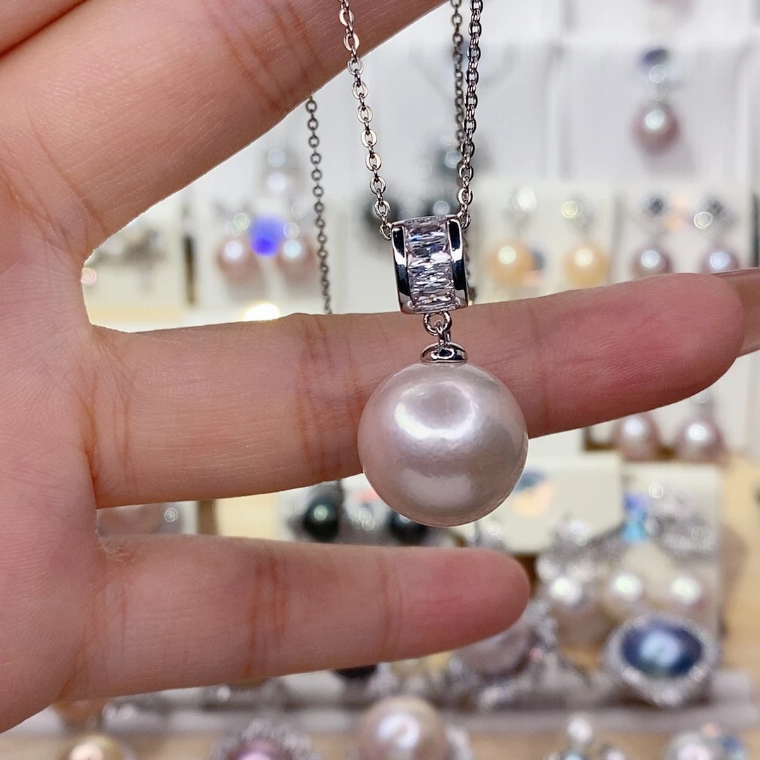 淡水珍珠未镶嵌吊坠(赠链)15