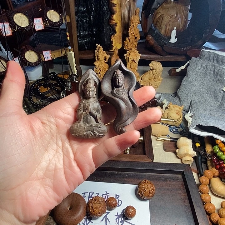黑酸枝木类黑檀观音，福利品，微瑕，不退不换