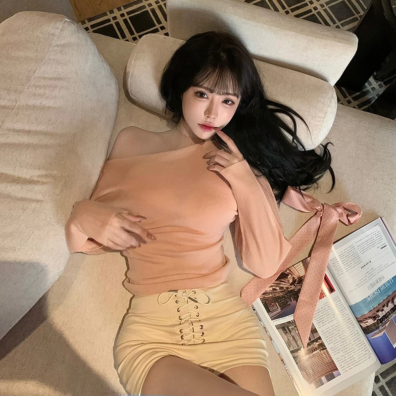 Liuu嘻嘻阿韩系时尚绑带辣裤女秋季气质修身显腿长中高腰百搭短裤