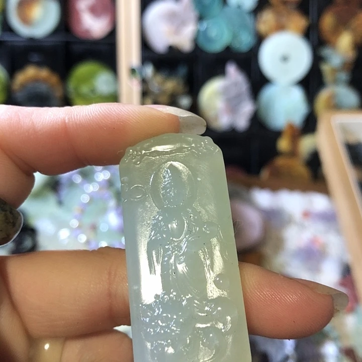 岫玉未镶嵌岫玉挂件