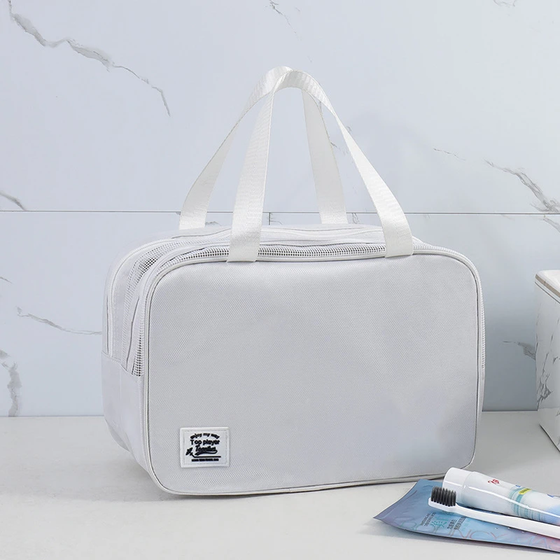 新款旅行洗漱包手提便携式出差化妆包大容量干湿分离护肤品收纳包