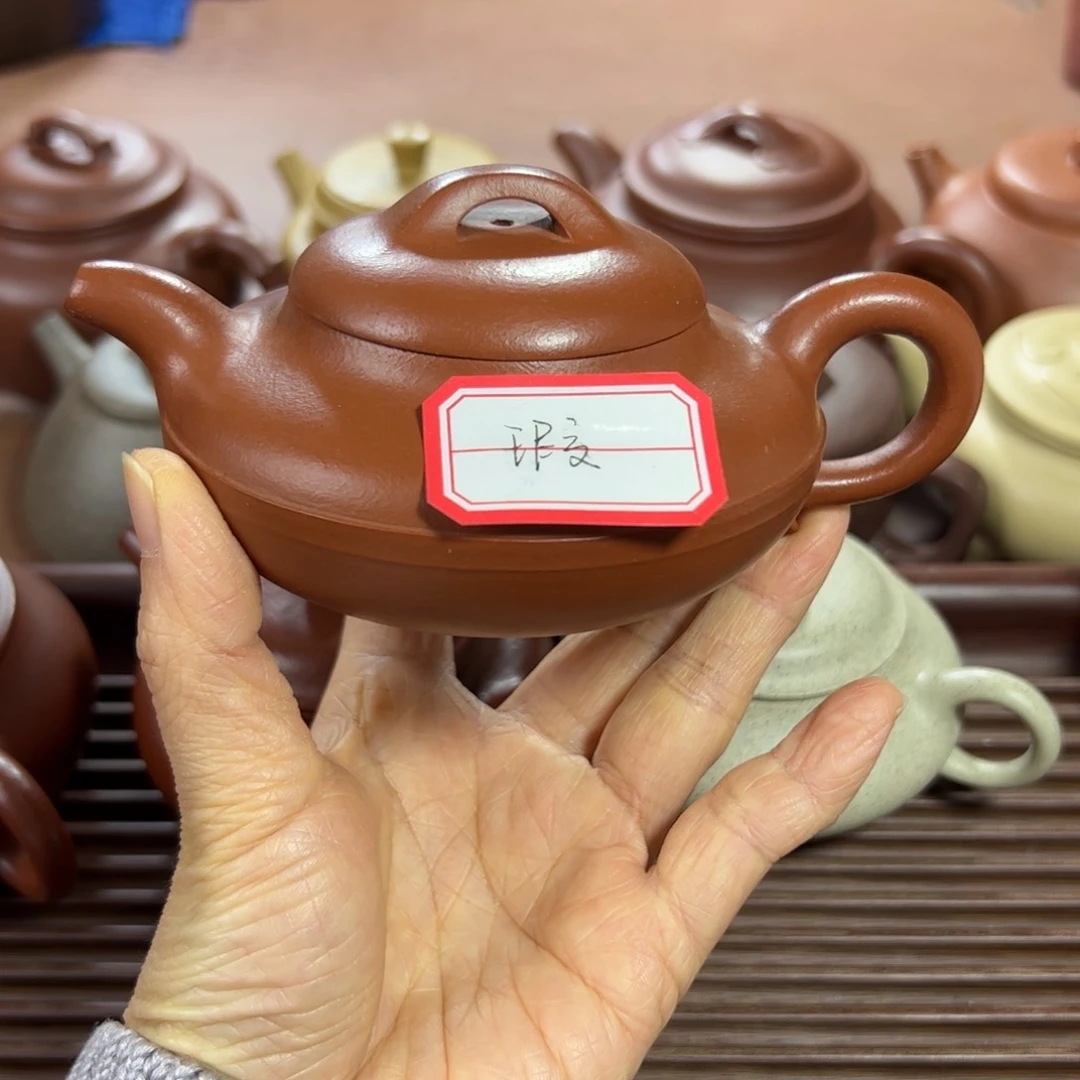 朱泥茶壶小*哥小煤窑朱泥 线圆 200cc
