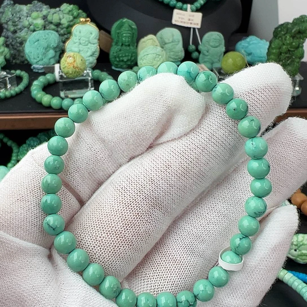 绿松石未镶嵌绿松石主播万丽