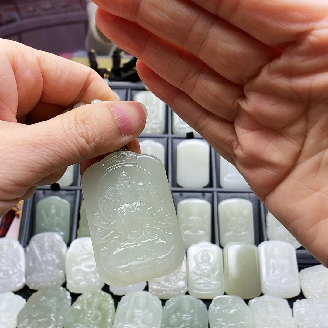 和田玉颈饰未镶嵌用****1