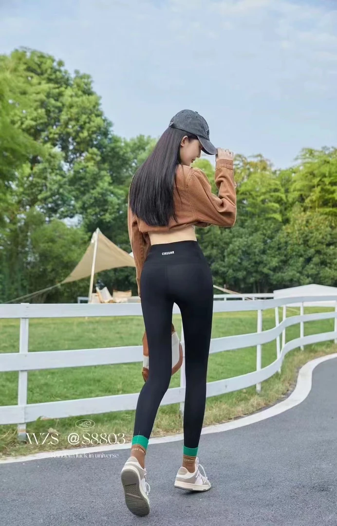 s8803高腰收腹提臀紧身打底芭比裤春夏显瘦不勒舒适薄款