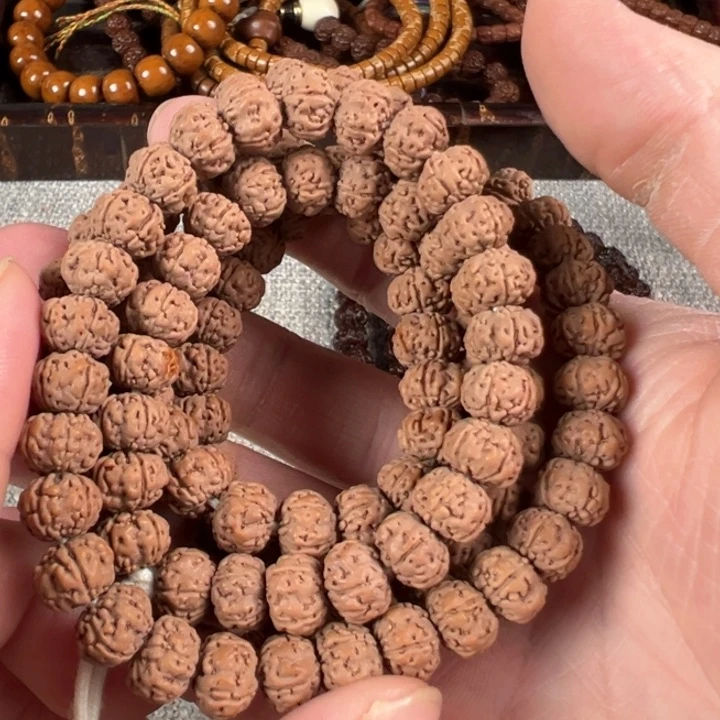 金刚菩提吊坠红皮树王长串108