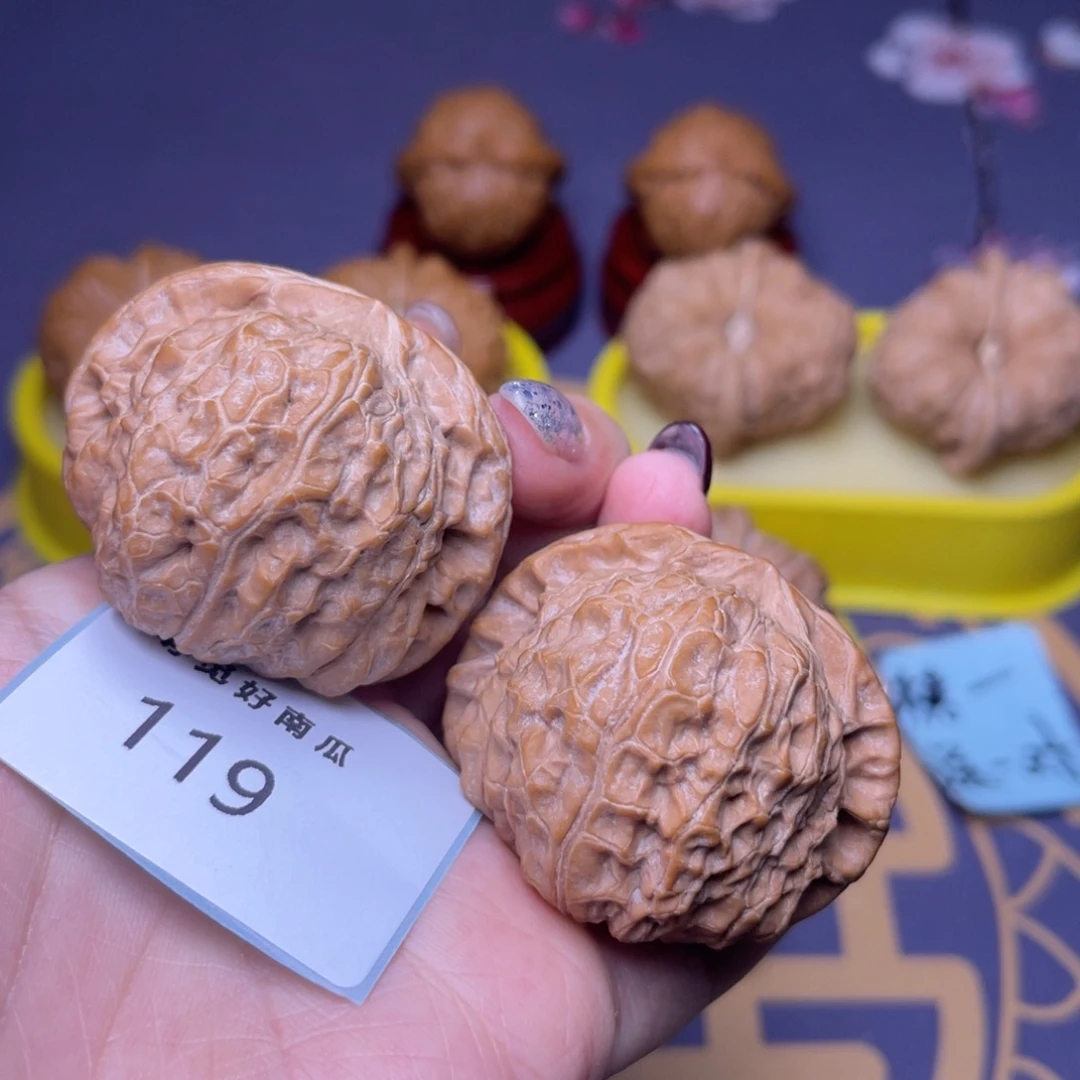 文玩核桃把件南瓜45 119