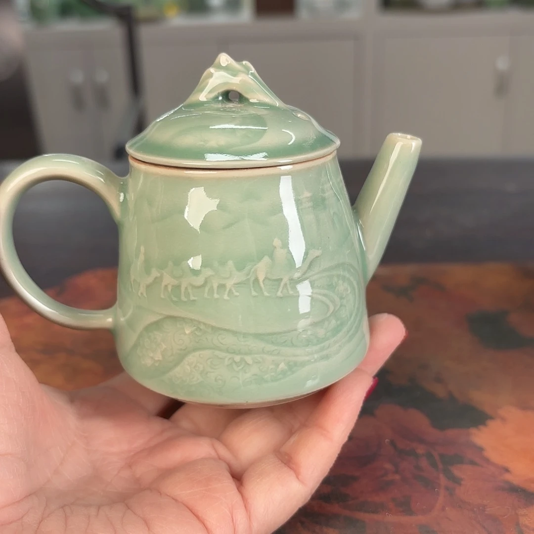 龙泉云间青瓷小米茶器