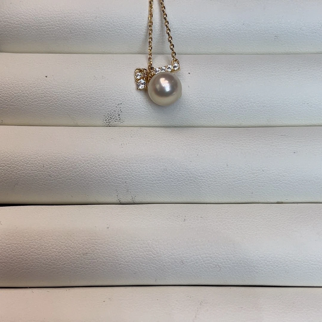 海水珍珠颈饰银S925镶嵌