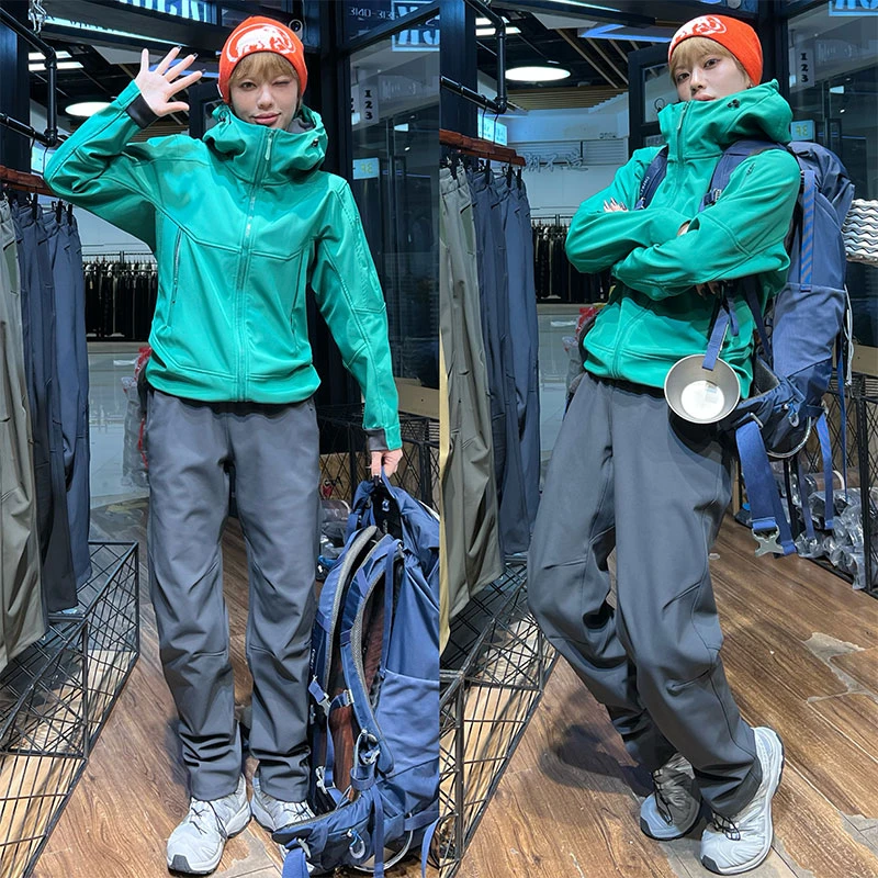 【大嘴衣说】4无惧限制情侣款百搭多功能徒步户外运动休闲长裤D2800