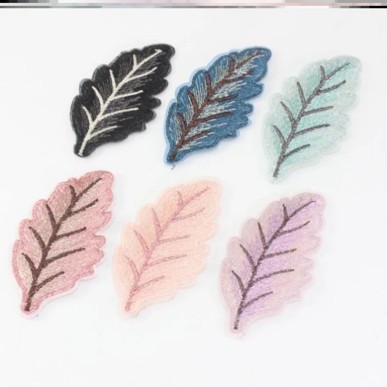 粘头发魔法贴婴儿树叶刺绣刘海贴碎发贴膜发贴儿童成人大人女孩