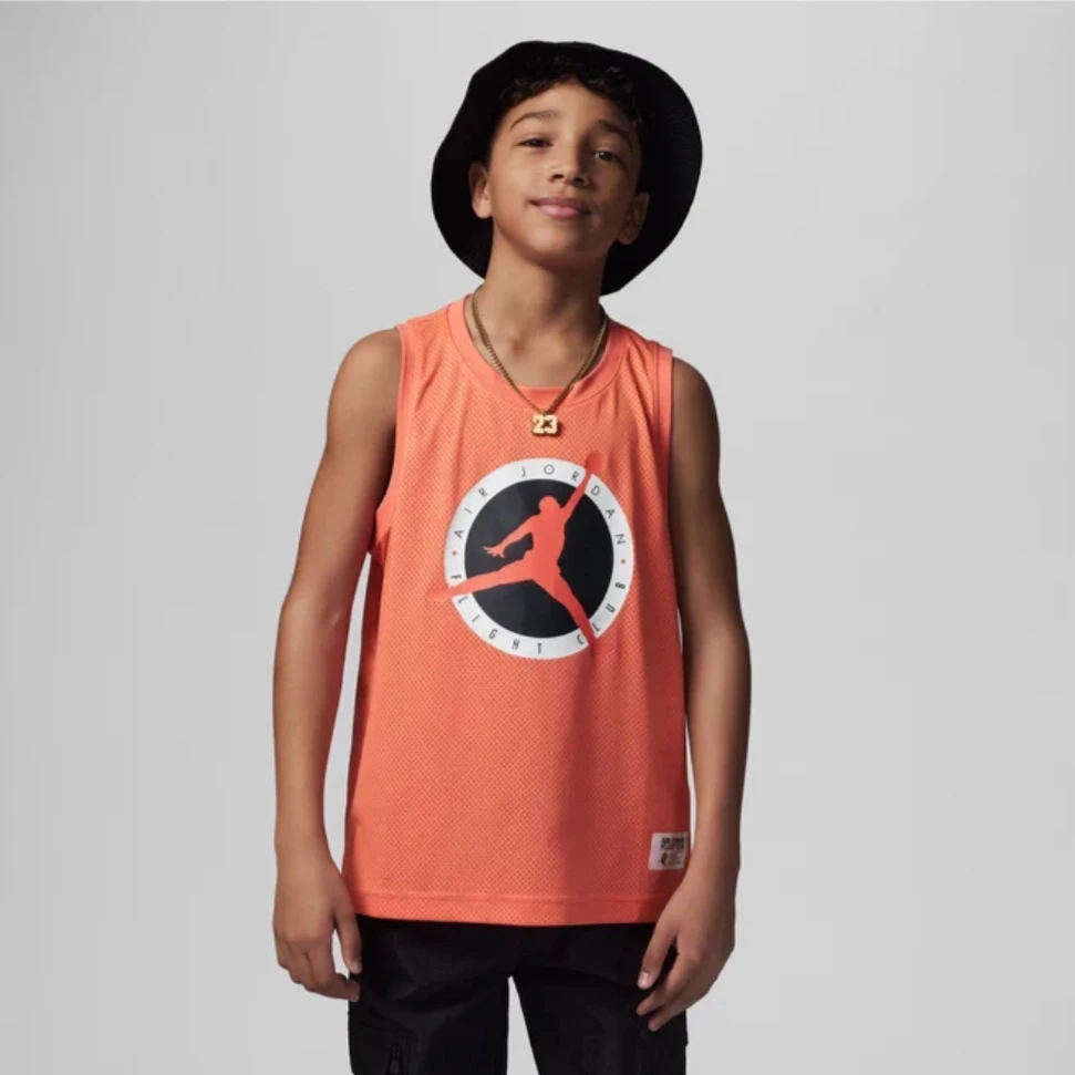 AIR JORDAN夏季篮球运动童装背心男户外运动背心 C341