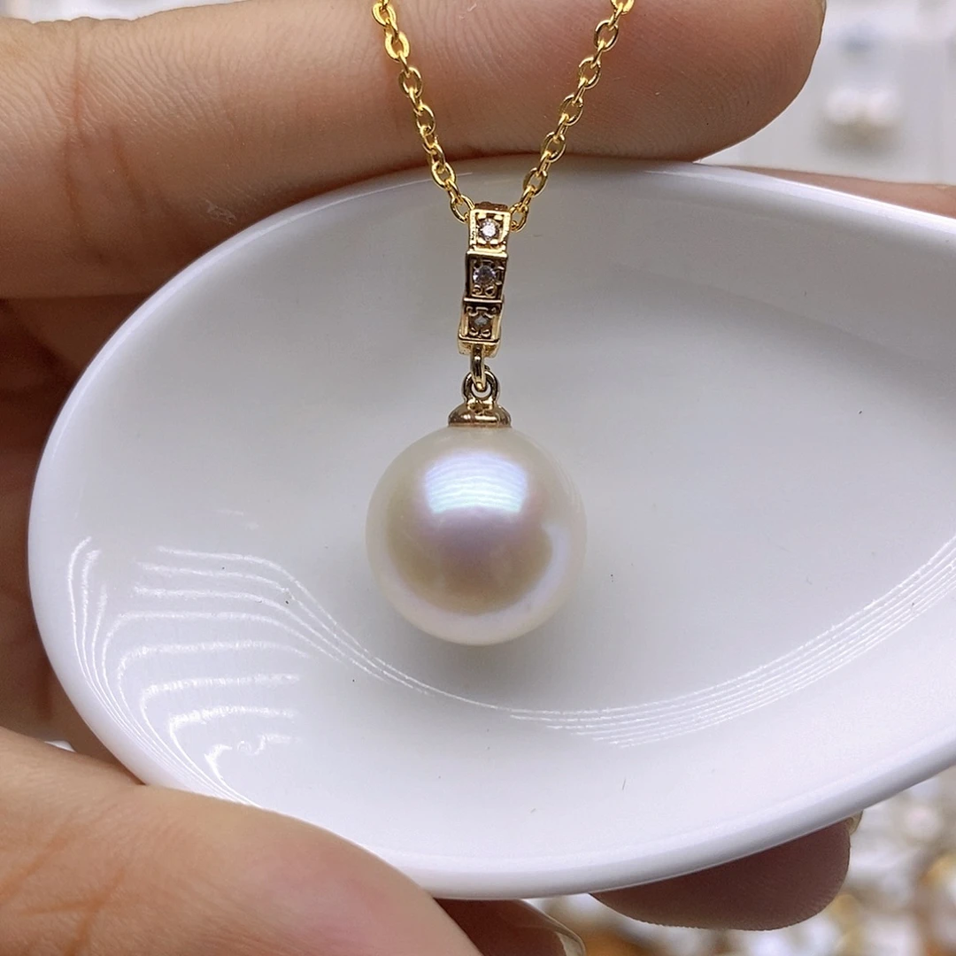 淡水珍珠未镶嵌吊坠(赠链)