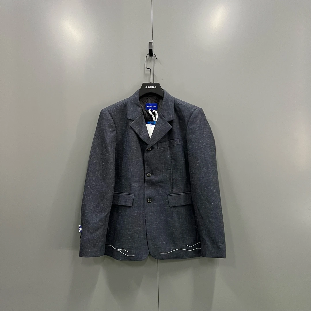 未使用 maje jp1231 ADER 灰蓝色休闲西服 009552