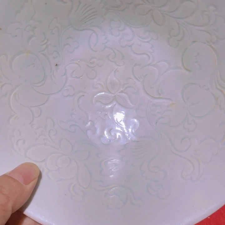摆件湖田窑碗东西完整