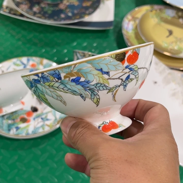 夏***玲瓷片荔枝4.5寸龙利碗十个哇塞