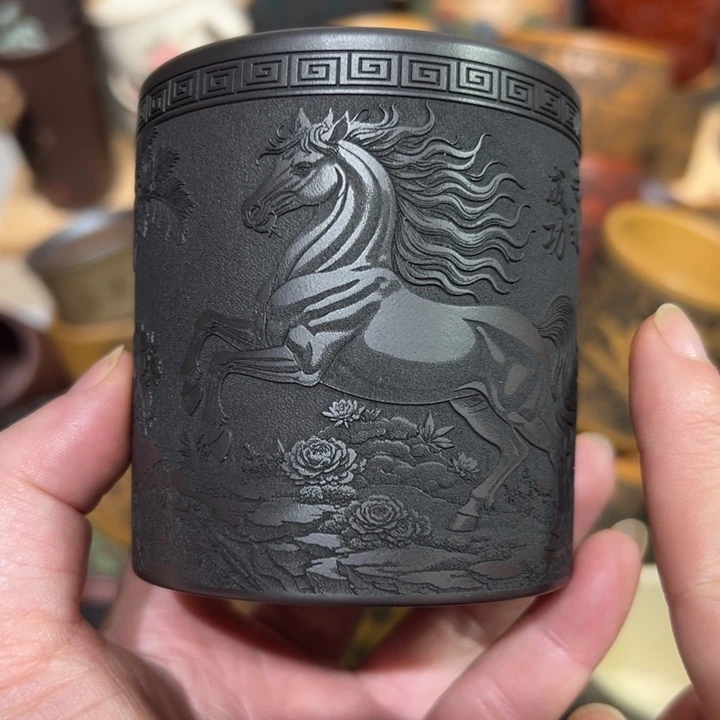 紫砂茶杯宜兴紫砂主人杯