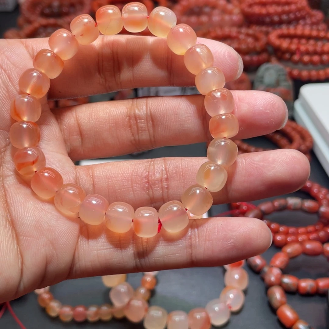 南红玛瑙手链未镶嵌