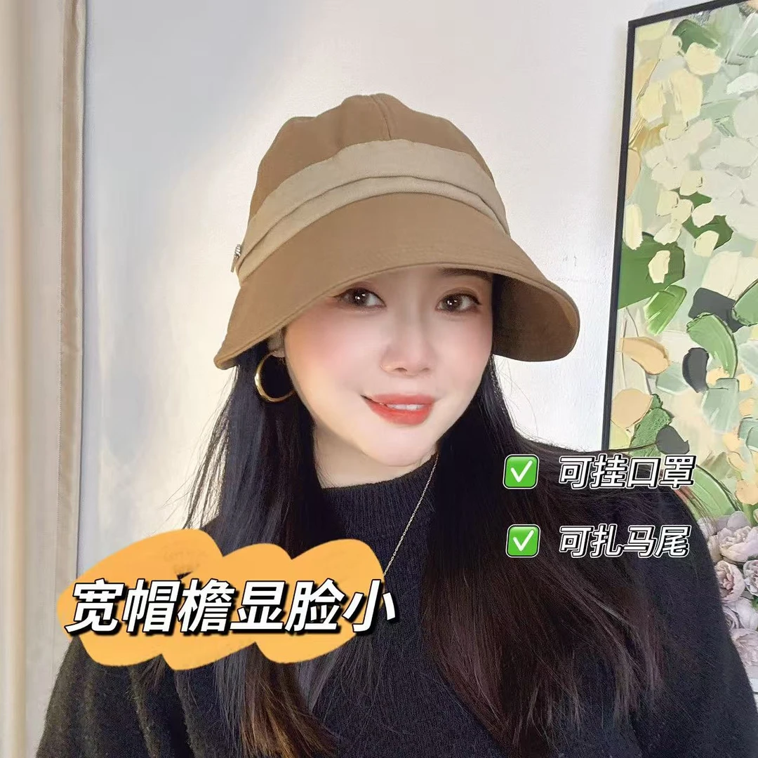 秋冬灯新款鸭舌帽子女百搭时尚气质显脸复古马术渔夫帽休闲
