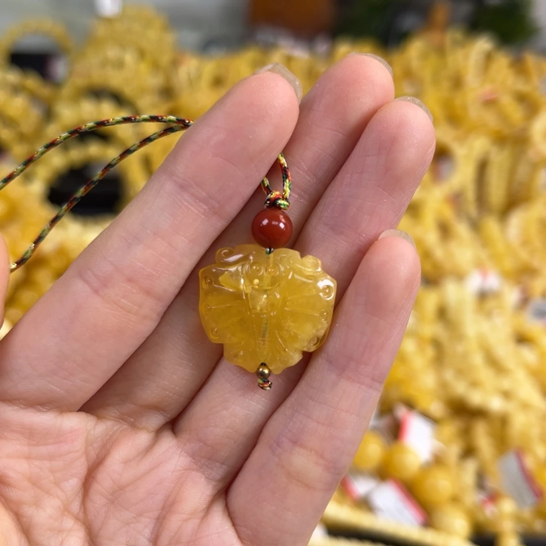 裸石琥珀未镶嵌蜜蜡