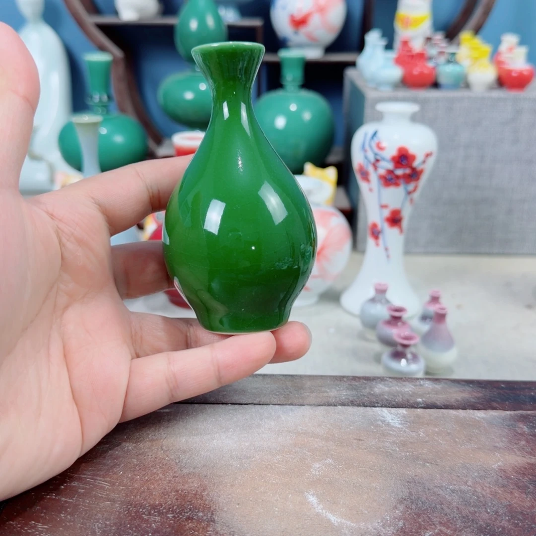 陶瓷手工小花器摆件
