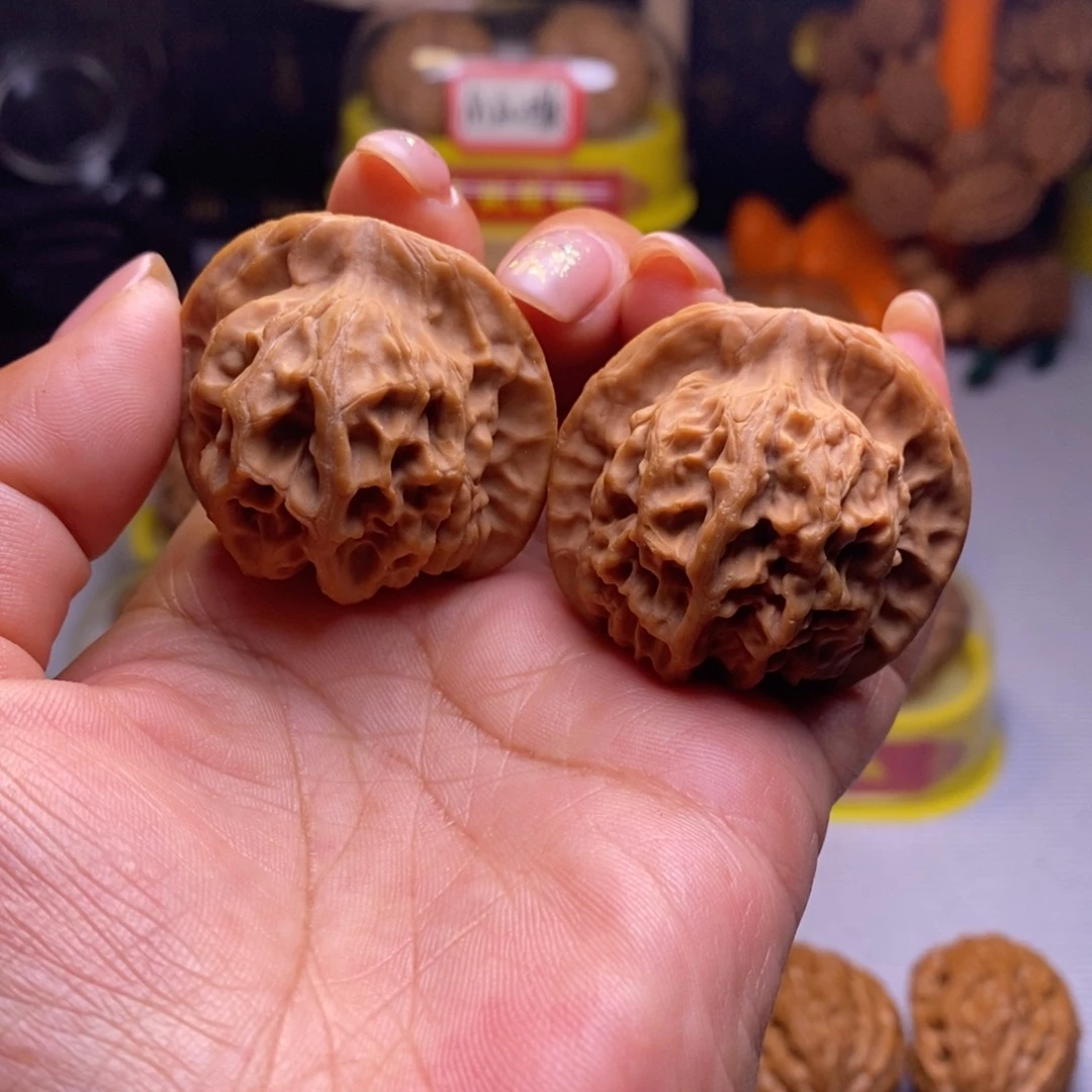 把件文玩核桃016二爷帽40尺全品