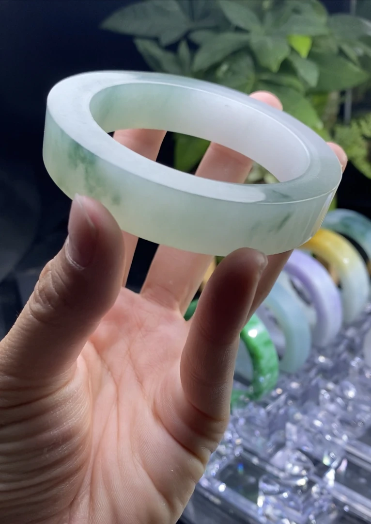 【迪家珠宝】毛胚定制翡翠 冰润飘花（定制不退不换）
