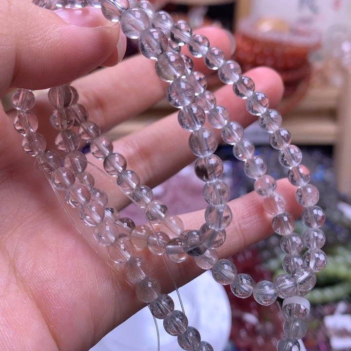 水晶手链未镶嵌5.1左右银发