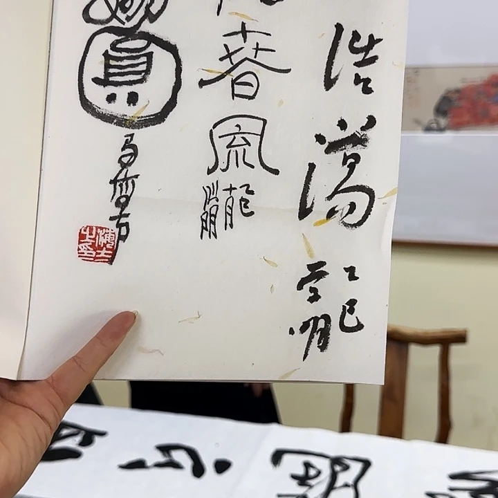 谢***哥书法三人签名画册分享