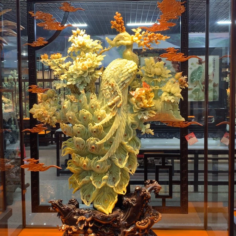 【闪购商品】蛇纹石玉未镶嵌摆件覆膜