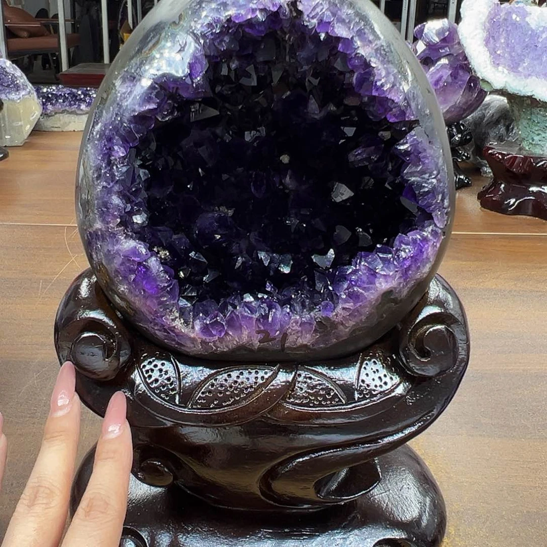 紫晶摆件未镶嵌石*晶体