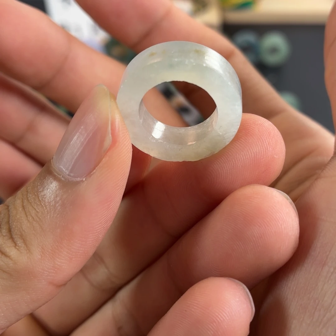 定制翡翠未镶嵌戒指6-10