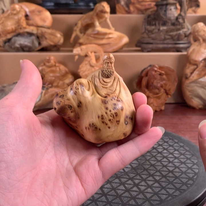 柏木（崖柏）根雕摆件