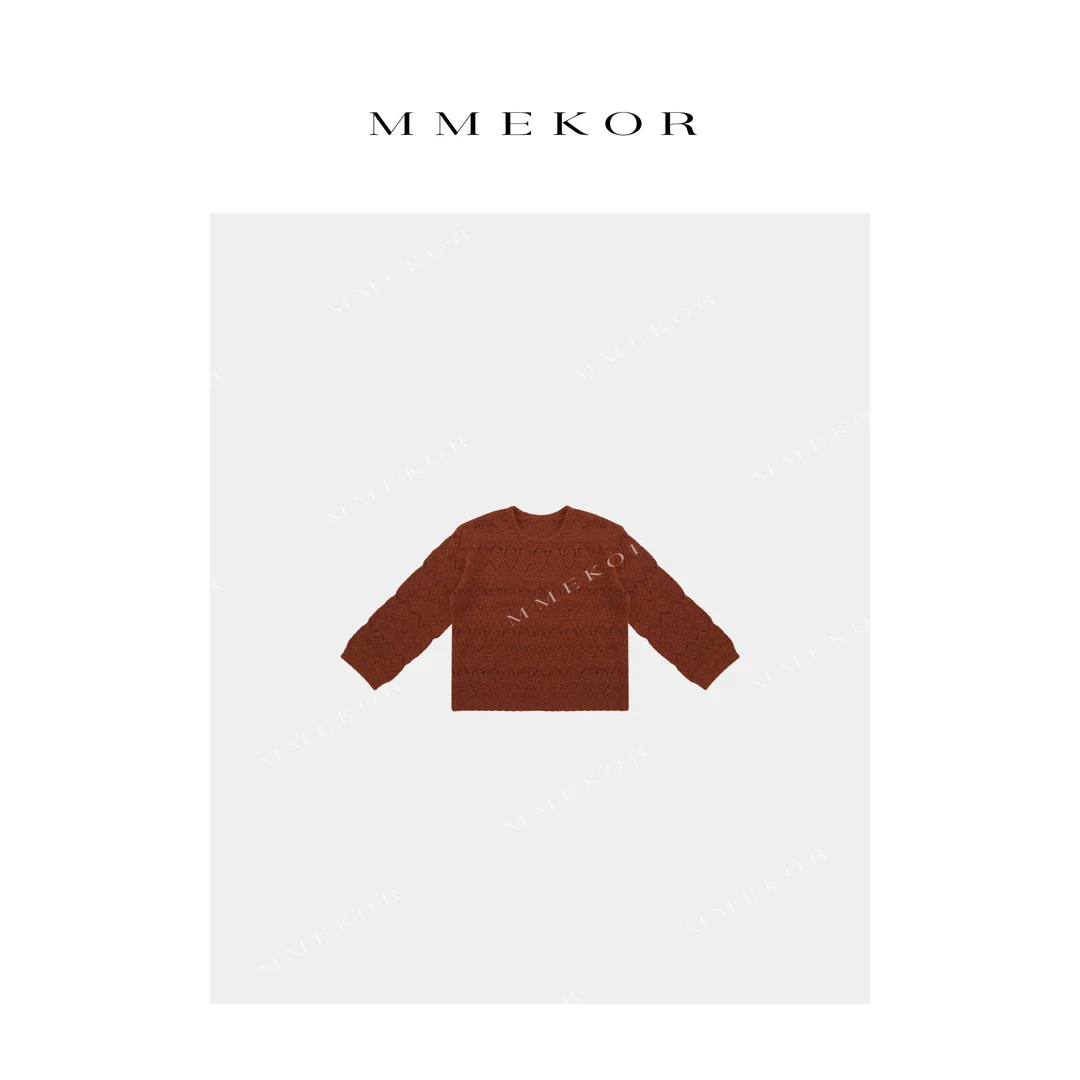 MMEKOR“费尔岛”毛衣 2025新款摩登街头时髦百搭上衣 88923