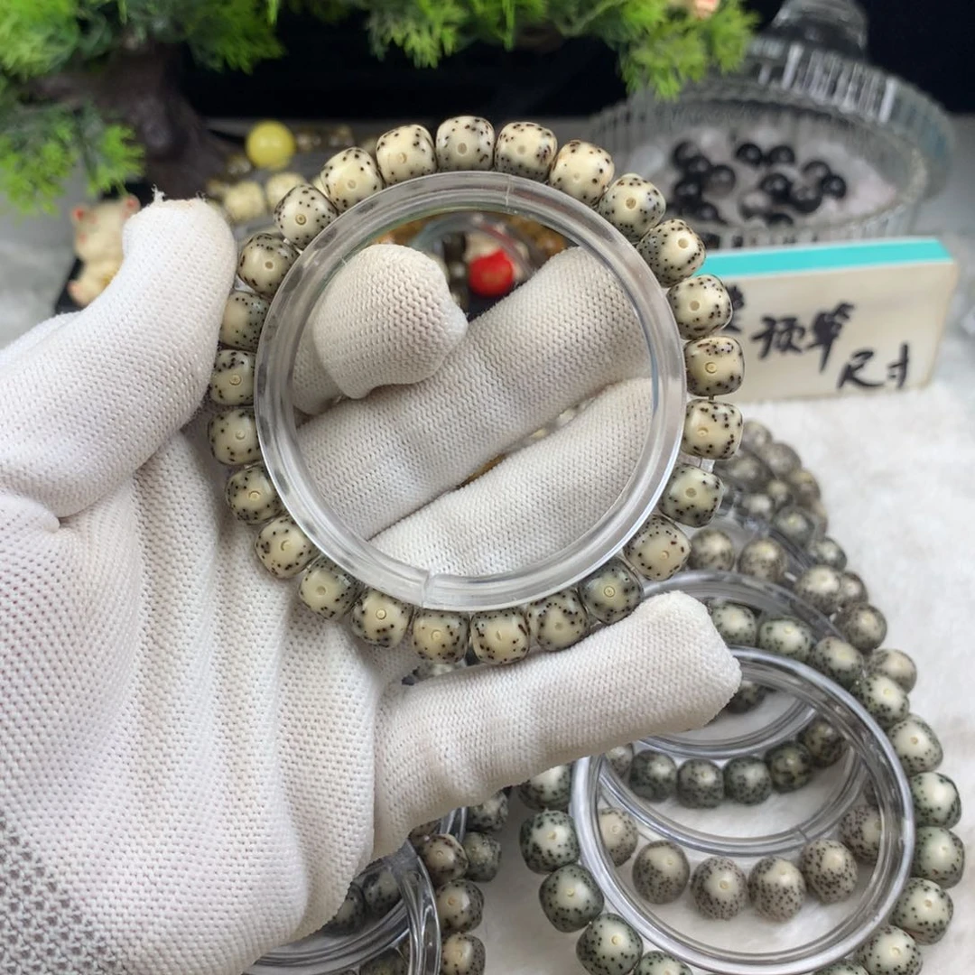 星月菩提手串张*昂6号大留白青花瓷9×8