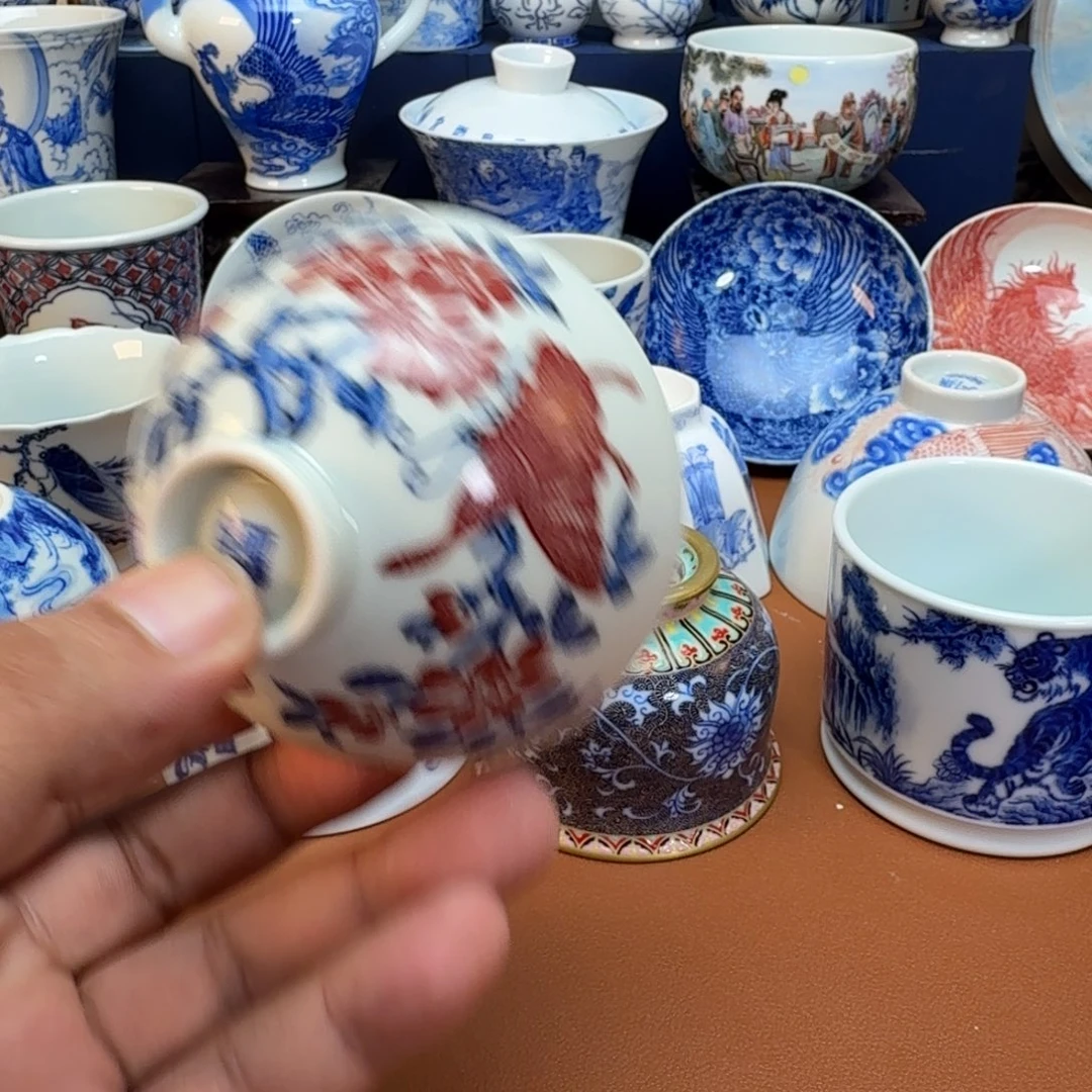 向****杯子景德镇全手工手绘陶瓷