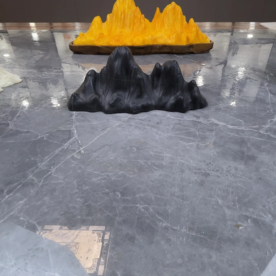 M***n石材灵璧石雕刻山峰摆件