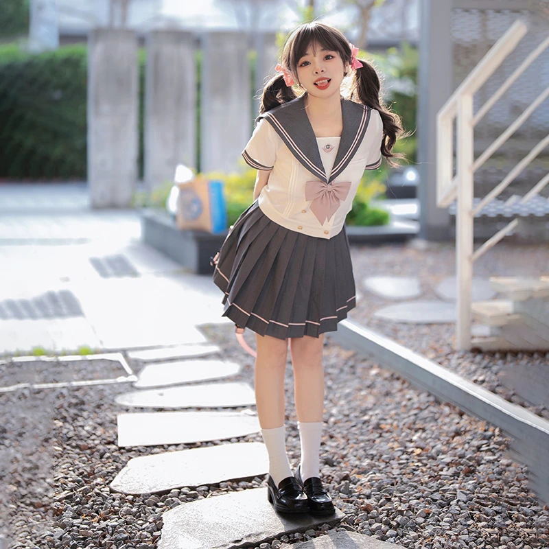 东京岁时记jk原创日系短袖长袖水手服套装夏季学生JK制服元气小桃