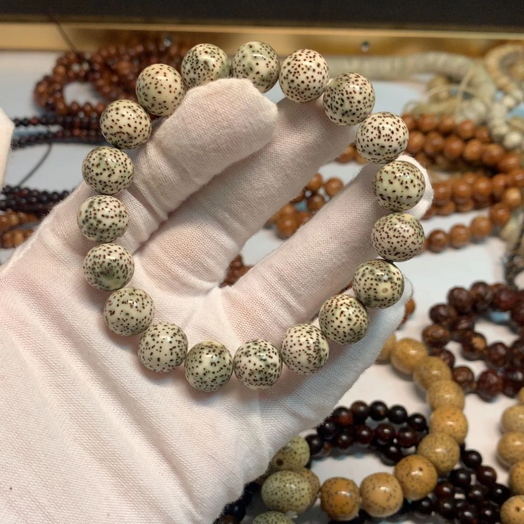 吊坠星月菩提12正圆青花