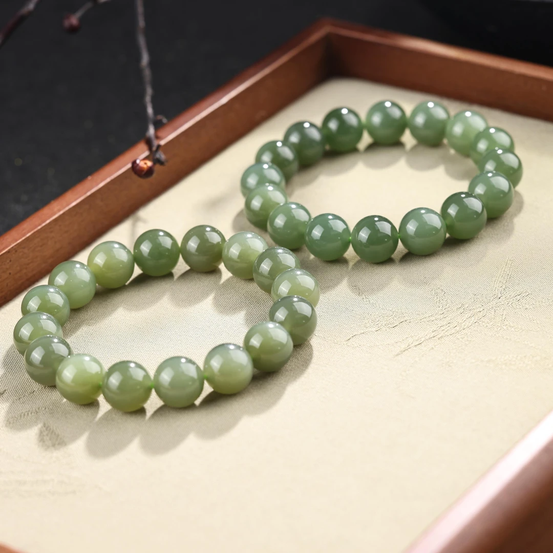 【举石臻选】TA1126-1000-17和田玉手串（一件/多样性）P