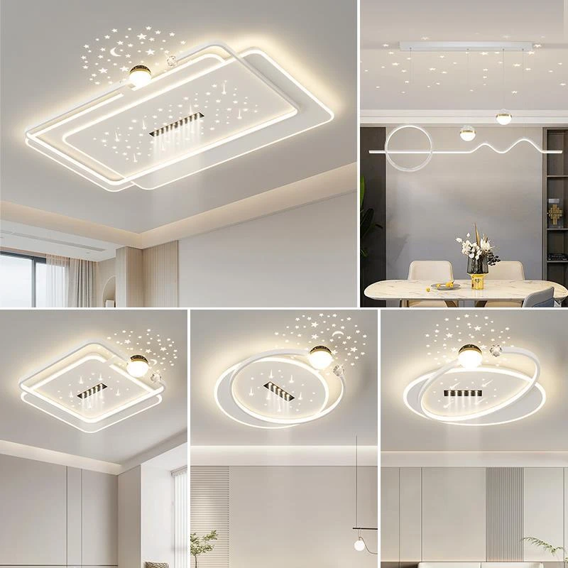 2024新款客厅主灯现代简约卧室灯护眼广东中山灯具组合全屋套餐